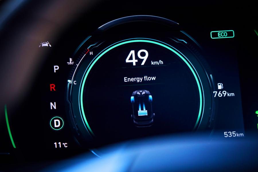 Панель приборов Hyundai IONIQ hybrid (AE) 2019 года  (AU) (фото 6 из 21)
